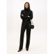 Tommy Hilfiger Soft Woll 100% Lana Dolcevita Nero Donna