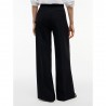 Tommy Hilfiger Pantaloni Viscosa Wide Leg Nero Donna