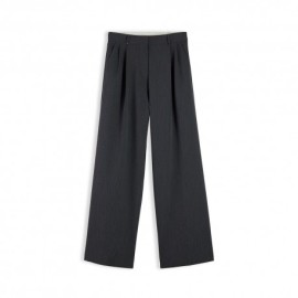 Tommy Hilfiger Pantaloni Viscosa Wide Leg Grigio Donna