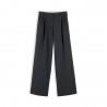Tommy Hilfiger Pantaloni Viscosa Wide Leg Grigio Donna