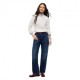 Tommy Hilfiger Soft Wool Cable 100% Lana Bianco Donna