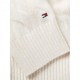 Tommy Hilfiger Soft Wool Cable 100% Lana Bianco Donna