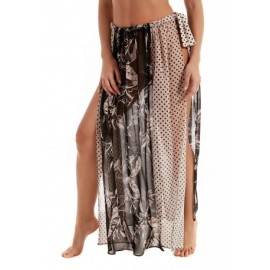 Effek Gonna Pareo Pois Rosa Donna