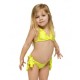 Sundek Bikini Tigrato Giallo Bambina