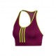 ADIDAS reggiseno sportivo alphaskin bordeaux donna