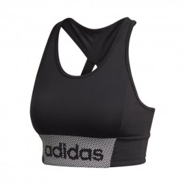 ADIDAS reggiseno sportivo nero grigio donna