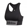 ADIDAS reggiseno sportivo nero grigio donna