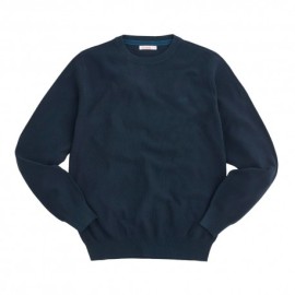 Sun 68 Maglioncino Tessuto Piquet Blu Uomo